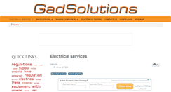 Desktop Screenshot of gadsolutions.biz